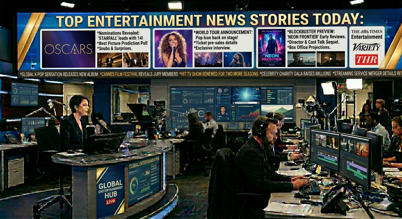 Top Entertainment News Stories Today: Latest Celebrity Updates, Movies, Music, and Streaming Trends