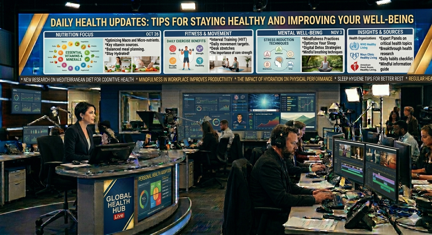 Daily Health Updates: Tips for Staying Healthy and Improving Your Well-Being