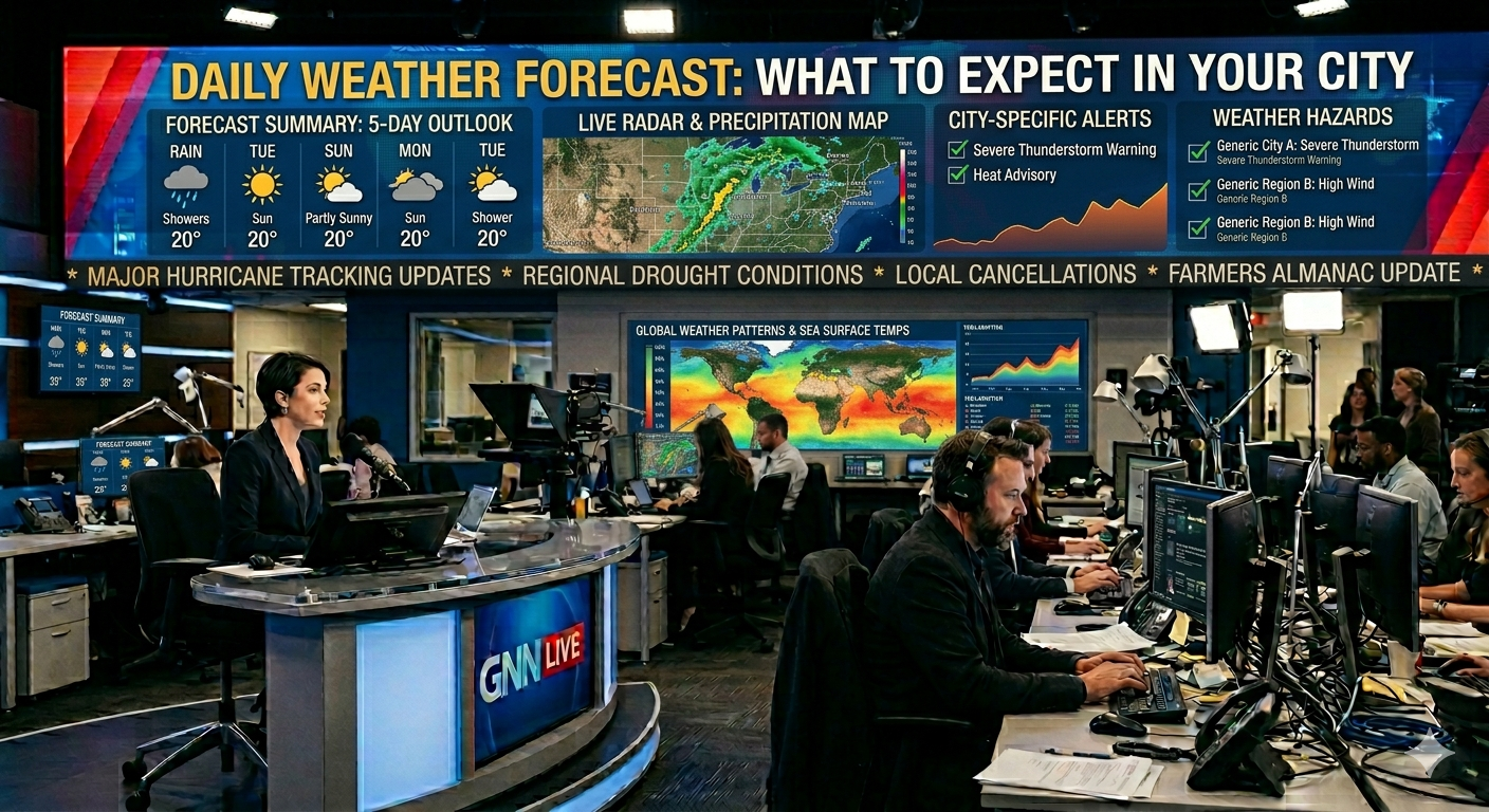 Daily Weather Forecast: What to Expect in Your City Today