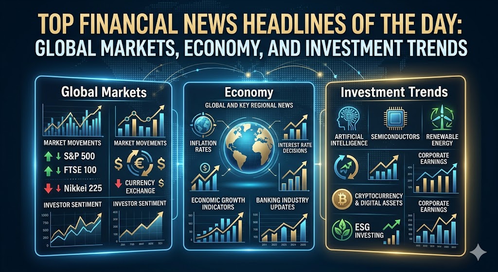 Top Financial News Headlines of the Day: Global Markets, Economy, and Investment Trends